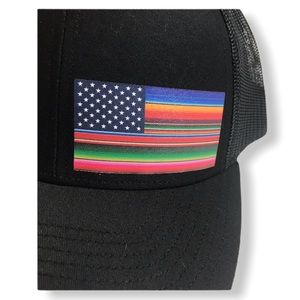 Mexican American Serape trucker hat